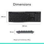 Logitech - MK270 Wireless Keyboard and Mouse