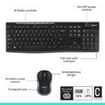 Logitech - MK270 Wireless Keyboard and Mouse