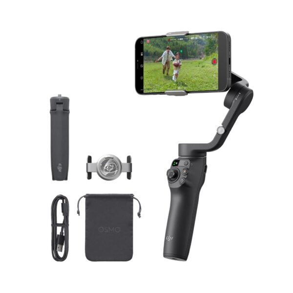 Dji - osmo mobile 6 smartphone 3-axis gimbal stabilizer-slate gray