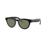 RayBan Headliner Shiny Black: G15 Green Polar
