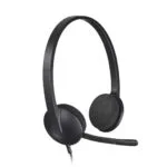 Logitech H340 USB Computer Headset-black