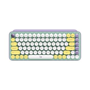 Logitech POP Keys Wireless Mechanical Emoji Keyboard-daydream mint