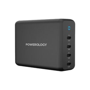 Powerology 165W Desktop Charger x4 USB-C Power Delivery