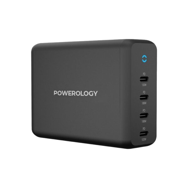 Powerology 165w desktop charger x4 usb-c power delivery