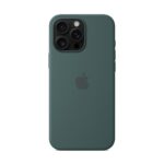 iPhone 16 Pro Max Silicone Case with MagSafe-Lakegreen