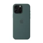 iPhone 16 Pro Max Silicone Case with MagSafe-Lakegreen