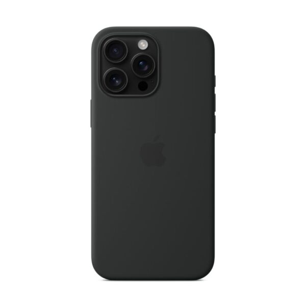 iPhone 16 Pro Max Silicone Case with MagSafe-black