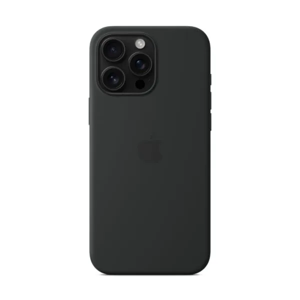 iPhone 16 Pro Max Silicone Case with MagSafe-black