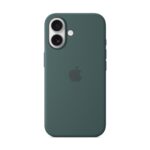 iPhone 16 Silicone Case with MagSafe-lake green