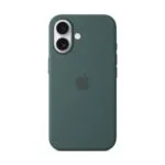 iPhone 16 Silicone Case with MagSafe-lake green