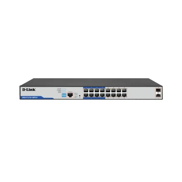 D-link dgs-f1210-18ps-e 16-port gigabit