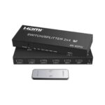 HDMI Switch Splitter 2 in 4 Out 4K@60Hz