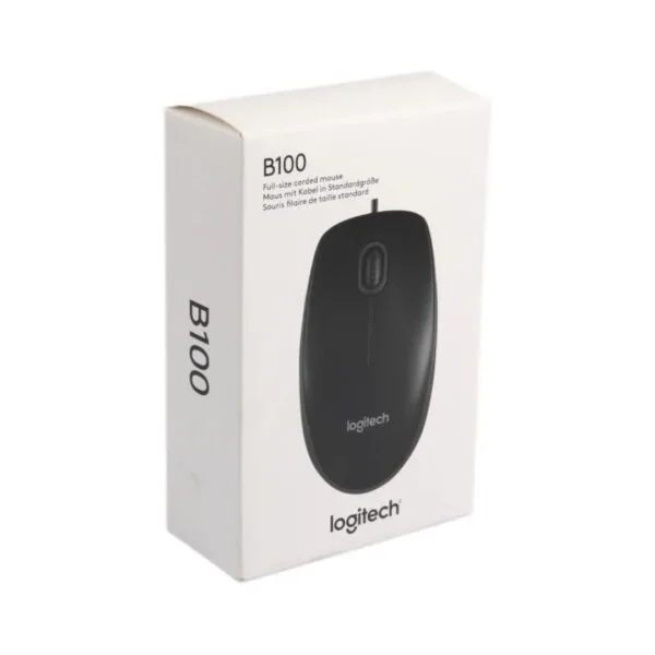 Logitech B100 Optical USB Corded Mouse-1