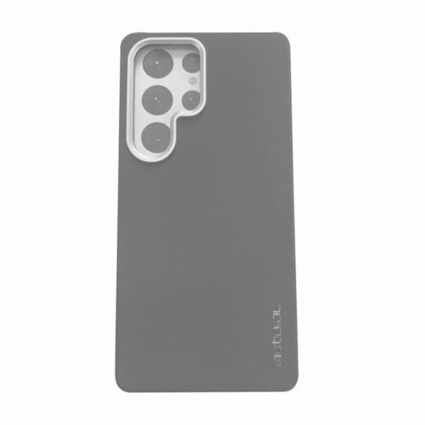 Mutural diagonal strip series cover for samsung galaxy s25-grey