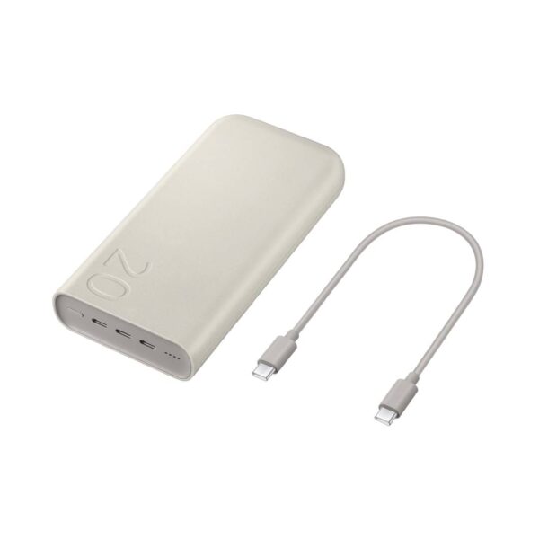 45W 20,000 mAh Battery Pack, Beige-2
