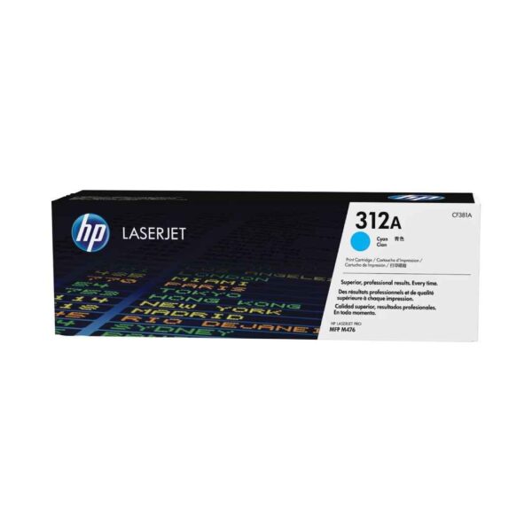 Hp 312a cyan laserjet toner cartridge (c381a)