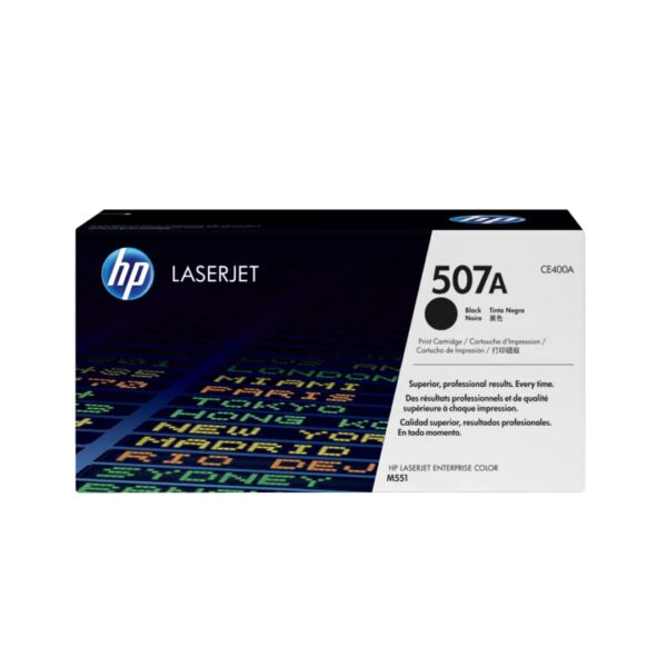Hp 507a laserjet toner cartridge