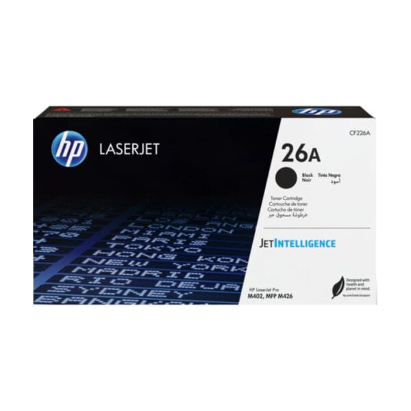 Hp 26a black laserjet toner cartridge (cf226a)