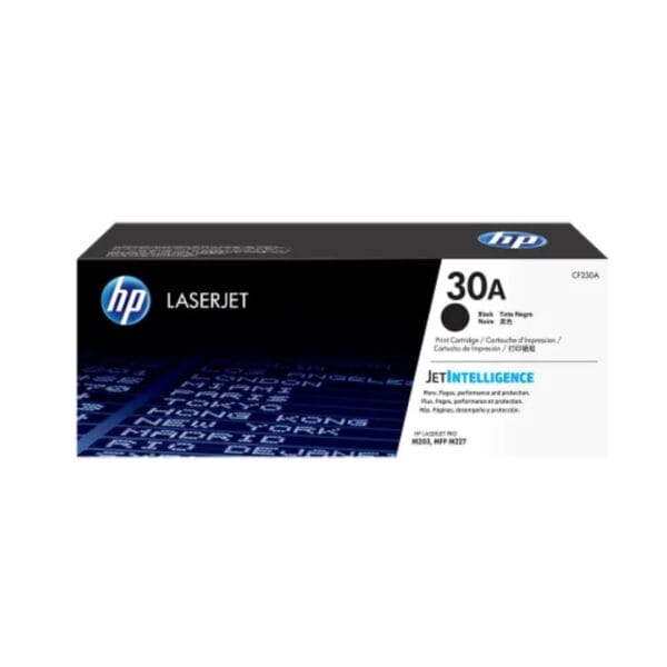 Hp 30a black laserjet toner cartridge (cf230a)