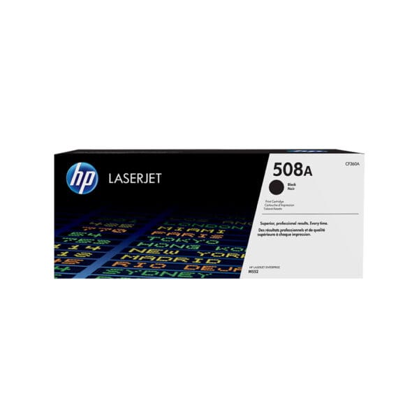 Hp 508a black laserjet toner cartridge