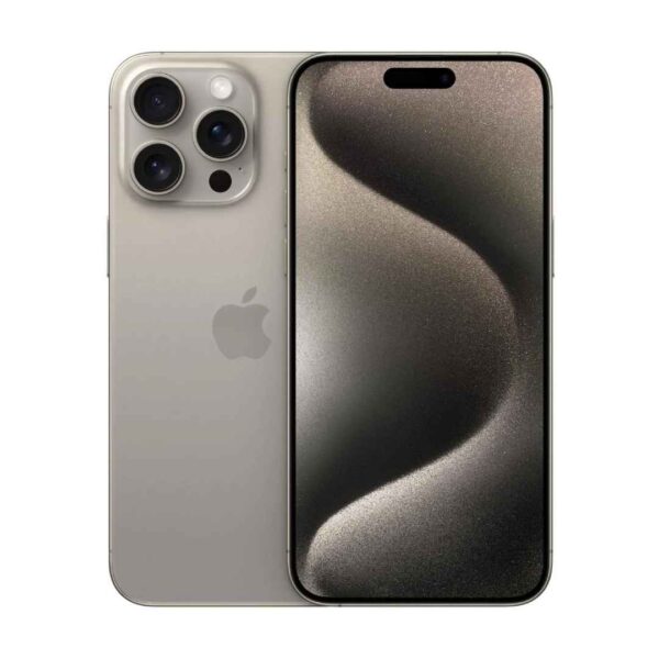 Apple 15 pro max-natural titanium