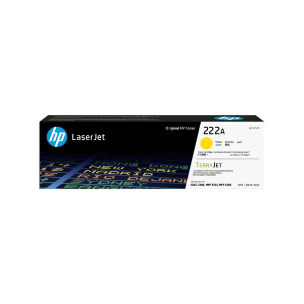 Laser toner (2) Hp 222a black laserjet toner cartridge (w2220a)