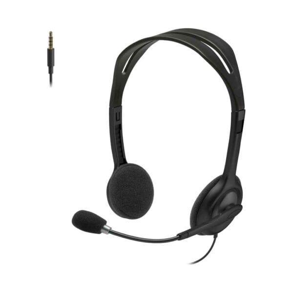 Logitech h111 wired headset, stereo headphones