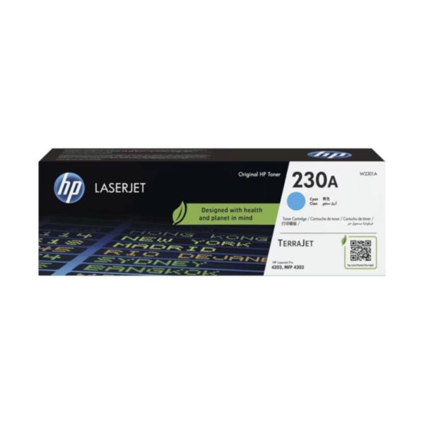 HP 230A Black LaserJet Toner Cartridge (W2300A)