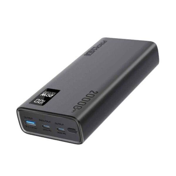 Promate compact smart charging power bank (bolt 20pd)