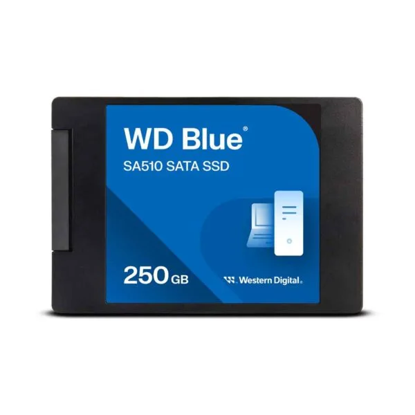 Wd blue sa510 sata ssd 2. 5”:7mm cased - 250gb Wd blue sa510 sata ssd 2. 5”:7mm cased - 250gb