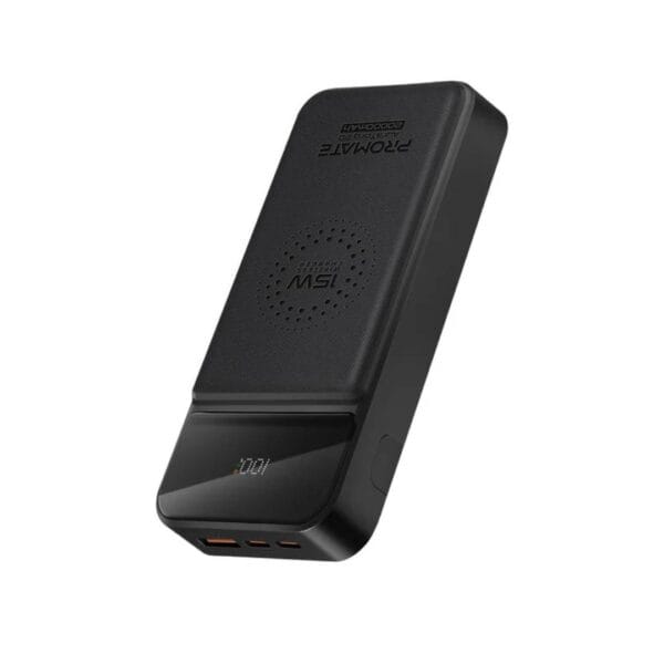Promate 15w wireless charging power bank with 20w pd & qc3. 0 (auratorq-20)