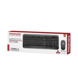 Promate procomb-6 wireless keyboard & mouse combo