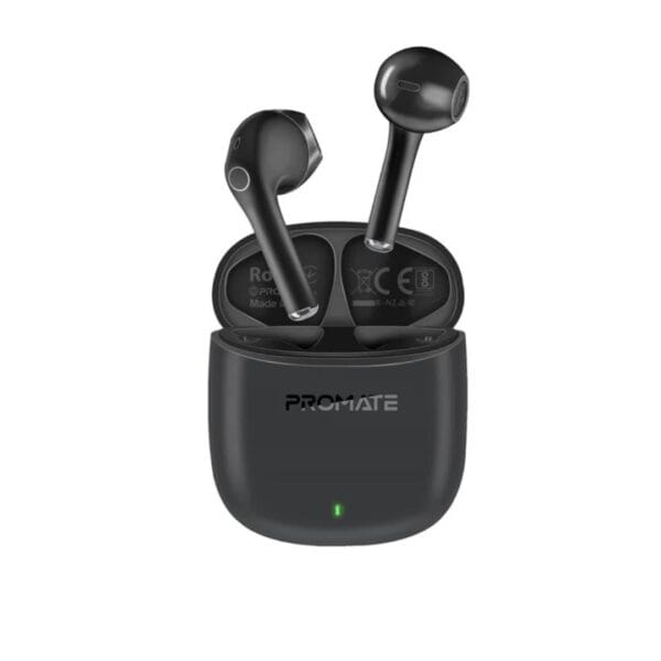 Promate lima high definition enc tws wireless earbuds with intellitouch