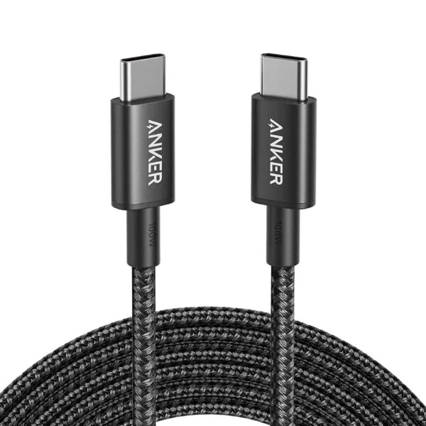 Anker 322 usb-c to usb-c 3ft nylon braided 60w cable