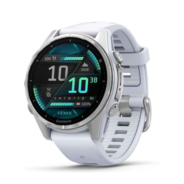 Garmin fēnix® 8 – 43mm silver/whitestone