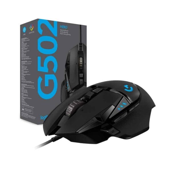 Logitech g502 hero high performance wired gaming mouse