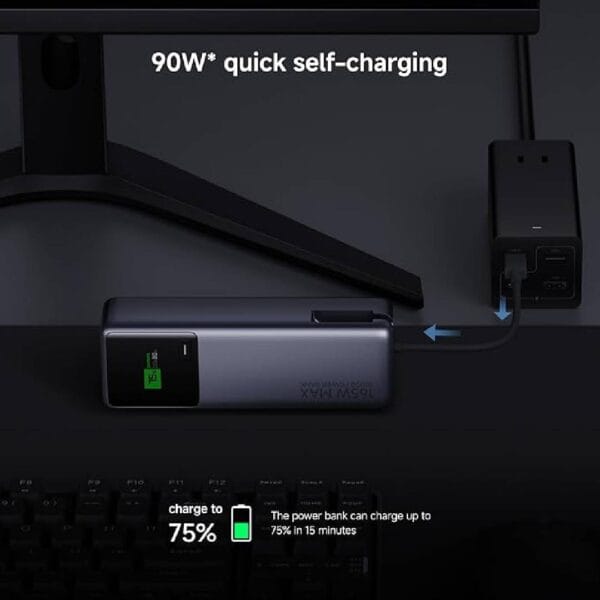 Xiaomi 165W Power Bank 10000mAh with Integrated USB-C Cable