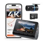 70mai A800SE Dash Cam Car Front Rear 4K UHD+1080P with GPS WiFi