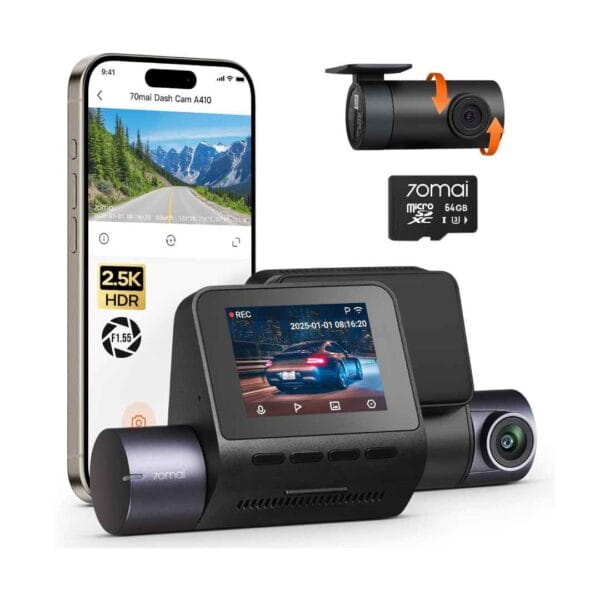 70mai 4k a810 hdr dash cam set