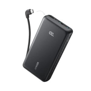 Anker Zolo Powerbank 20000mAh 22.5W Fast Charging Power Bank with Built-in USB-C Cable