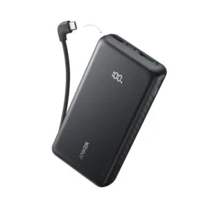 Anker Zolo Powerbank 20000mAh 22.5W Fast Charging Power Bank with Built-in USB-C Cable