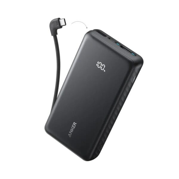 Anker zolo powerbank 20000mah 22. 5w fast charging power bank with built-in usb-c cable Anker zolo powerbank 20000mah 22. 5w fast charging power bank with built-in usb-c cable