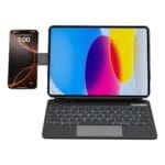 Powerology DynaBoard Wireless Keyboard Case With MagSafe Phone Holder