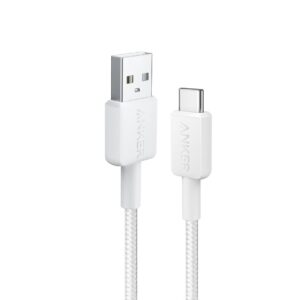 Home Anker 322 usb-a to usb-c cable white