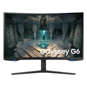 Home Samsung odyssey g6 g65b 32" curved gaming monitor (ls32bg650emxue)