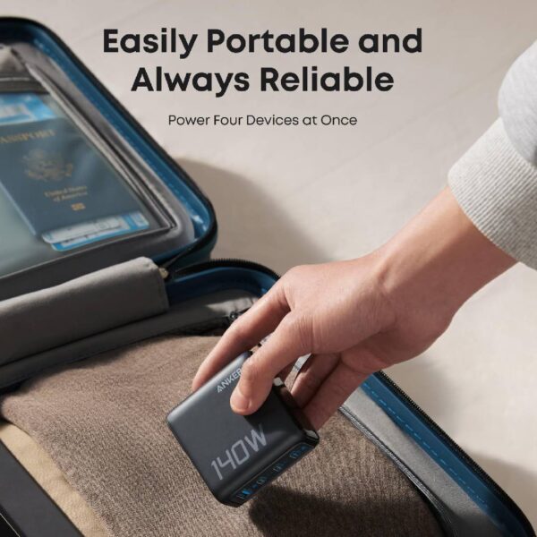 Anker Zolo 140W GaN Charger (4-Port, PD 3.1) — B2697KZ1