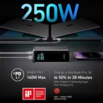 Anker Prime Power Bank with LCD Screen (27,650 mAh, 250W, 3-Port) – A1340011-1