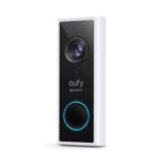Eufy Video Doorbell 2K (Battery-Powered) - Black + White