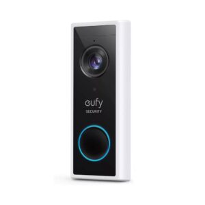Eufy video doorbell 2k (battery-powered) - black + white