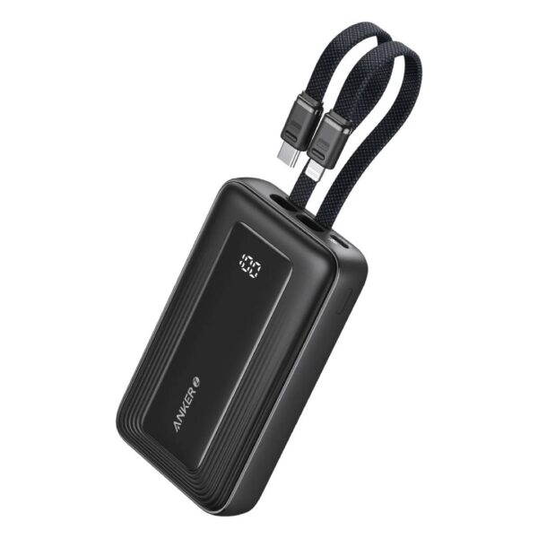 Anker zolo power bank (10k, 30w, built-in usb-c & lightning) — a1680h11
